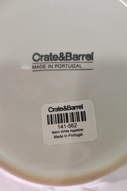 Crate&Barrel Other - Crate & Barrel Marin White Appetizer Plate